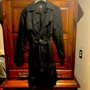 The limited black trench coat NWOT